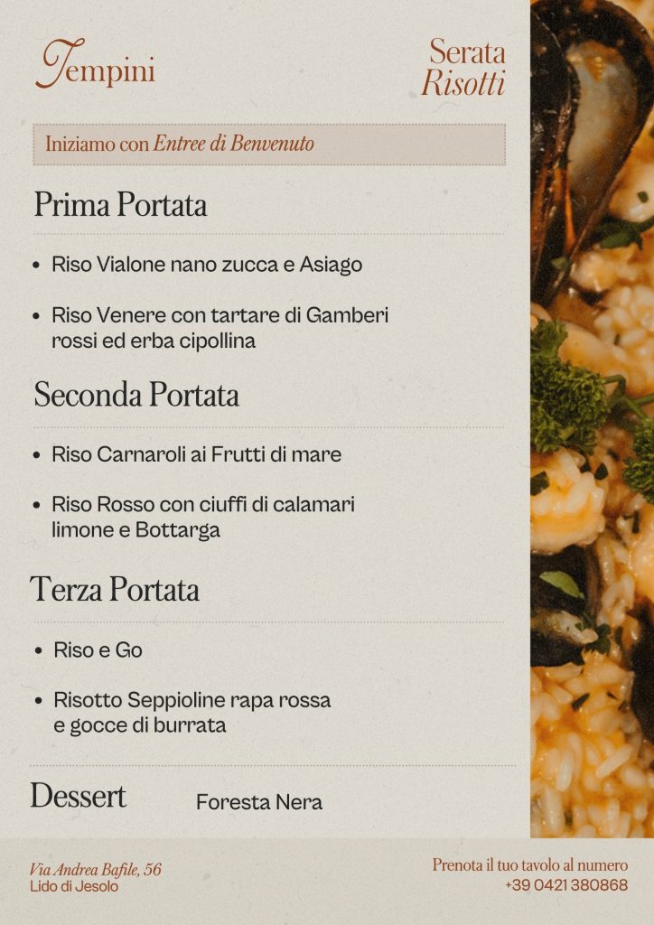 6.12 Serata Risotti